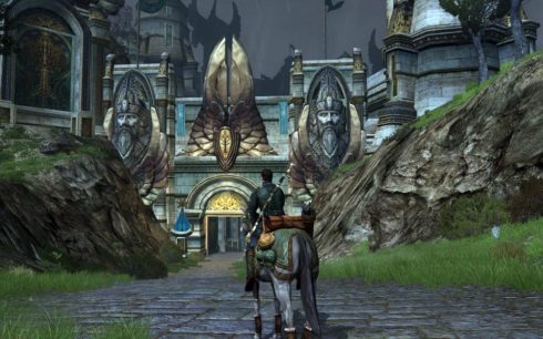 Eingang von Dol Amroth Herr der Ringe Online, © by Turbine