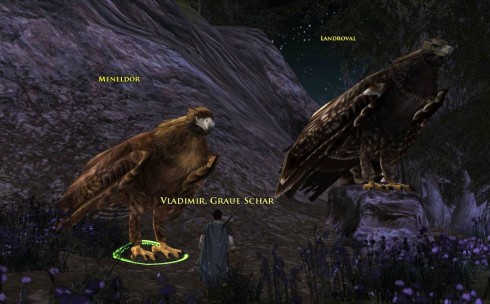 Große Adler als Auftraggeber, Herr der Ringe Online, © by Turbine