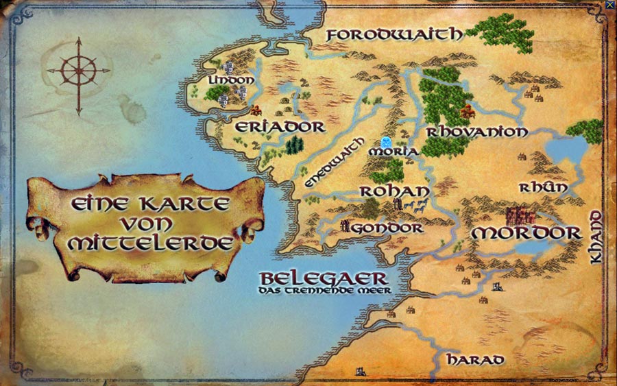 Die Shire Mordor Landkarte Atlas Welt Herr der Ringe Krawattenklammer Griff Pins