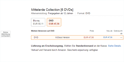 Info-Update vom 17.08.2016: es wird auch eine DVD-Version geben